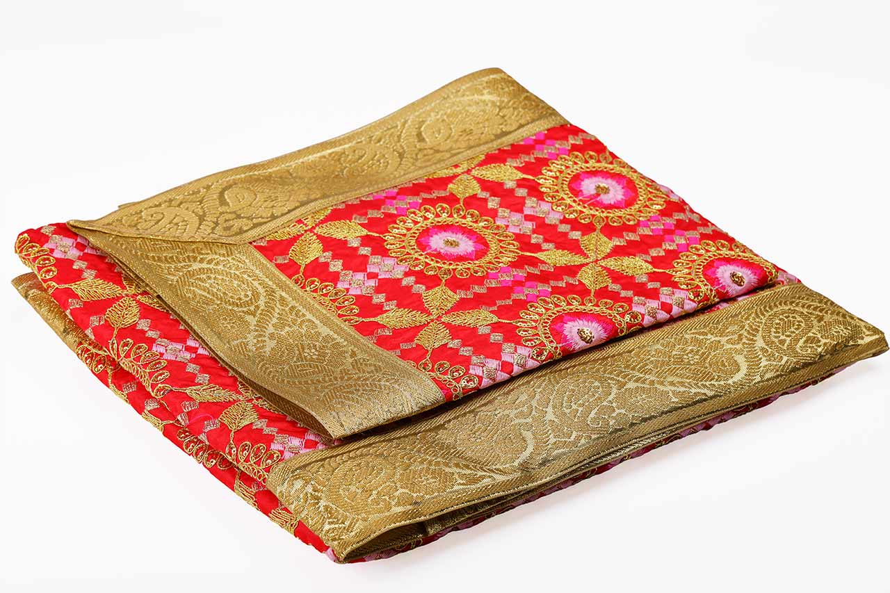 Red Shade Heavy Double Rumala Sahib